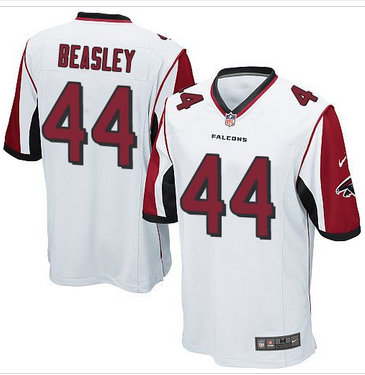 Youth Nike Falcons #44 Vic Beasley White Stitched NFL Elite Jersey Youth Nike Falcons #44 Vic Beasley White Stitched NFL Elite Jersey