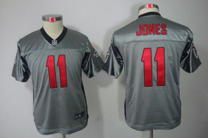 Youth NEW Atlanta Falcons 11 Julio Jones Grey Shadow NFL Jerseys Youth NEW Atlanta Falcons 11 Julio Jones Grey Shadow NFL Jerseys
