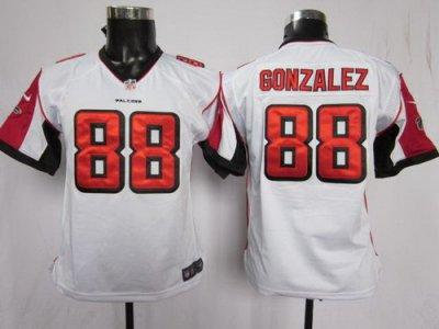 Youth NEW NFL Atlanta Falcons 88 Gonzalez White jerseys
