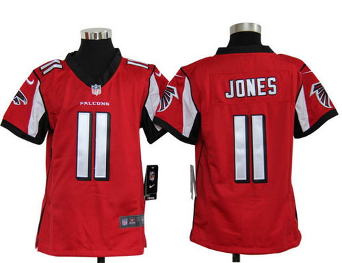 Youth Nike NFL Atlanta Falcons 11 Julio Jones Red jerseys