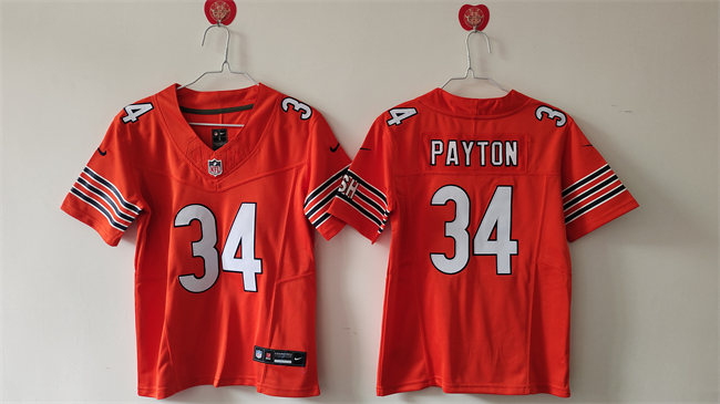 Youth Chicago Bears #34 Walter Payton Orange F.U.S.E Vapor Stitched Football Jersey Youth Chicago Bears #34 Walter Payton Orange F.U.S.E Vapor Stitched Football Jersey