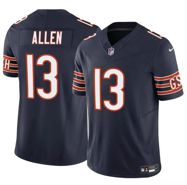 Youth Chicago Bears #13 Keenan Allen Navy 2023 F.U.S.E Vapor Stitched Football Jersey Youth Chicago Bears #13 Keenan Allen Navy 2023 F.U.S.E Vapor Stitched Football Jersey