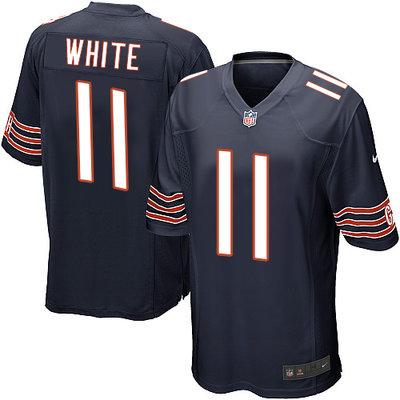Nike Bears #11 Kevin White Navy Blue Team Color Youth Stitched NFL Elite Jersey