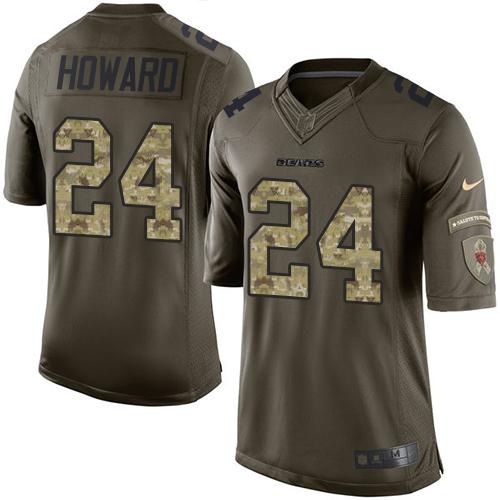 Nike Bears #24 Jordan Howard Green Youth Stitched NFL Limited Salute to Service Jersey Nike Bears #24 Jordan Howard Green Youth Stitched NFL Limited Salute to Service Jersey