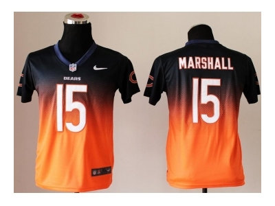 Youth NEW NFL Chicago Bears 15 Brandon Marshall Black Orange Drift Fashion II Jerseys Youth NEW NFL Chicago Bears 15 Brandon Marshall Black Orange Drift Fashion II Jerseys