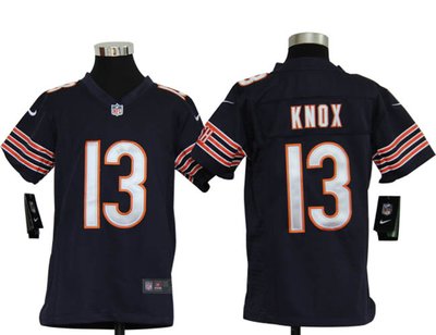 Youth Nike NFL Chicago Bears 13 Johnny Knox Blue Jerseys