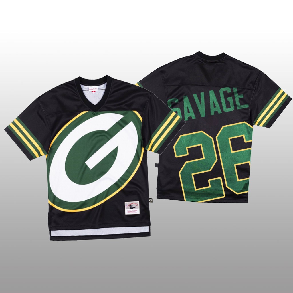 NFL Green Bay Packers #26 Darnell Savage Jr. Black Men's Mitchell & Nell Big Face Fashion Limited NFL Jersey NFL Green Bay Packers #26 Darnell Savage Jr. Black Men's Mitchell & Nell Big Face Fashion Limited NFL Jersey