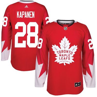 Maple Leafs #28 Kasperi Kapanen Red Alternate Stitched Youth NHL Jersey