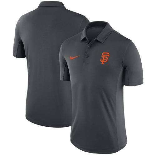 Men's San Francisco Giants Nike Anthracite Franchise Polo Men's San Francisco Giants Nike Anthracite Franchise Polo