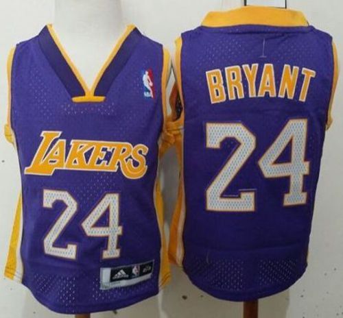 Toddler Lakers #24 Kobe Bryant Purple Stitched NBA Jersey Toddler Lakers #24 Kobe Bryant Purple Stitched NBA Jersey