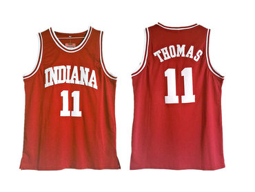 Indiana Hoosiers 11 Isiah Thomas Red College Basketball Jersey