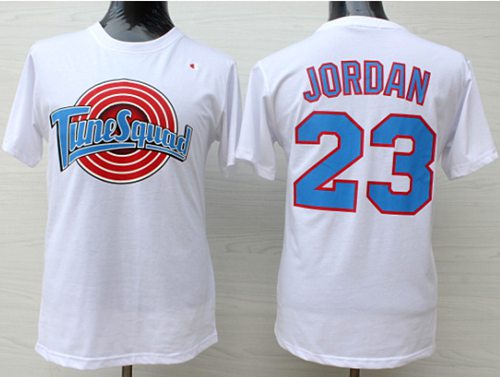 Space Jam Tune Squad #23 Michael Jordan White Stitched Basketball