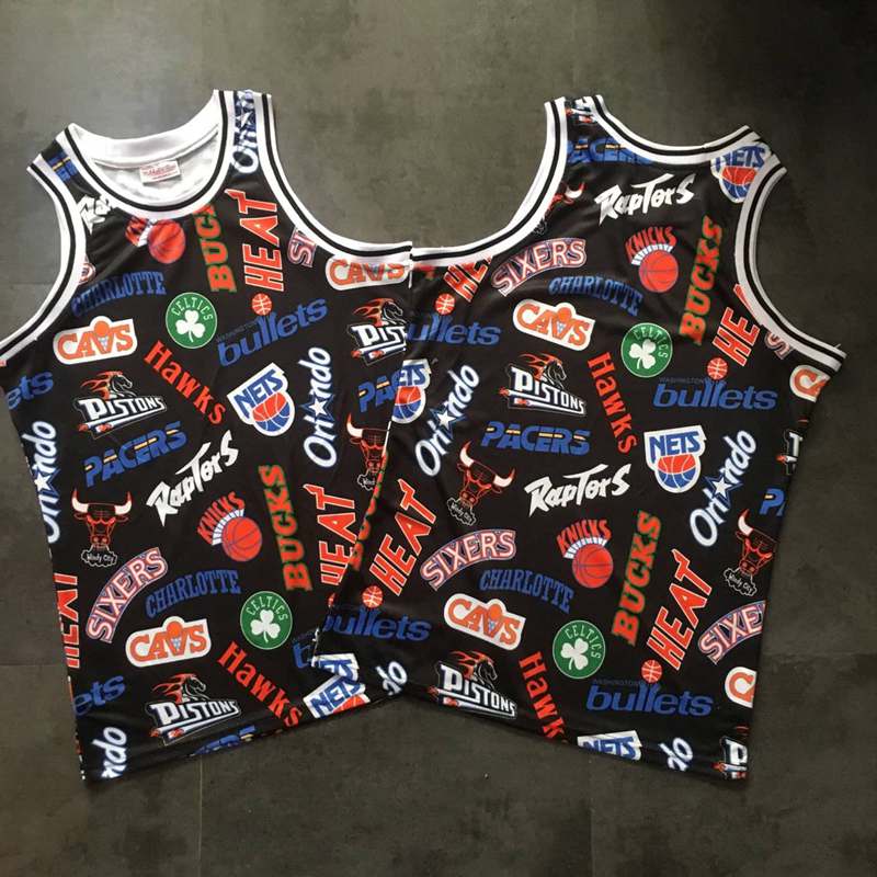 Estern Conference Black Throwback NBA Jersey