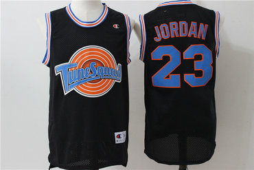 Tune Squad 23 Michael Jordan Black Stitched Movie Jersey