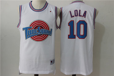 Tune Squad 10 Lola Bunny White Stitched Movie Jersey