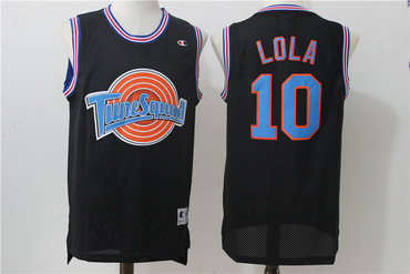 Tune Squad 10 Lola Bunny Black Stitched Movie Jersey