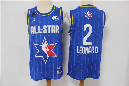 Clippers 2 Kawhi Leonard Blue 2020 NBA All-Star Jordan Brand Swingman Jersey