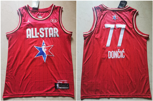 Mavericks 77 Luka Doncic Red 2020 NBA All-Star Jordan Brand Swingman Jersey