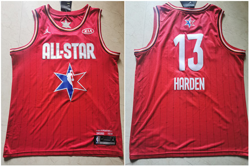 Rockets 13 James Harden Red 2020 NBA All-Star Jordan Brand Swingman Jersey