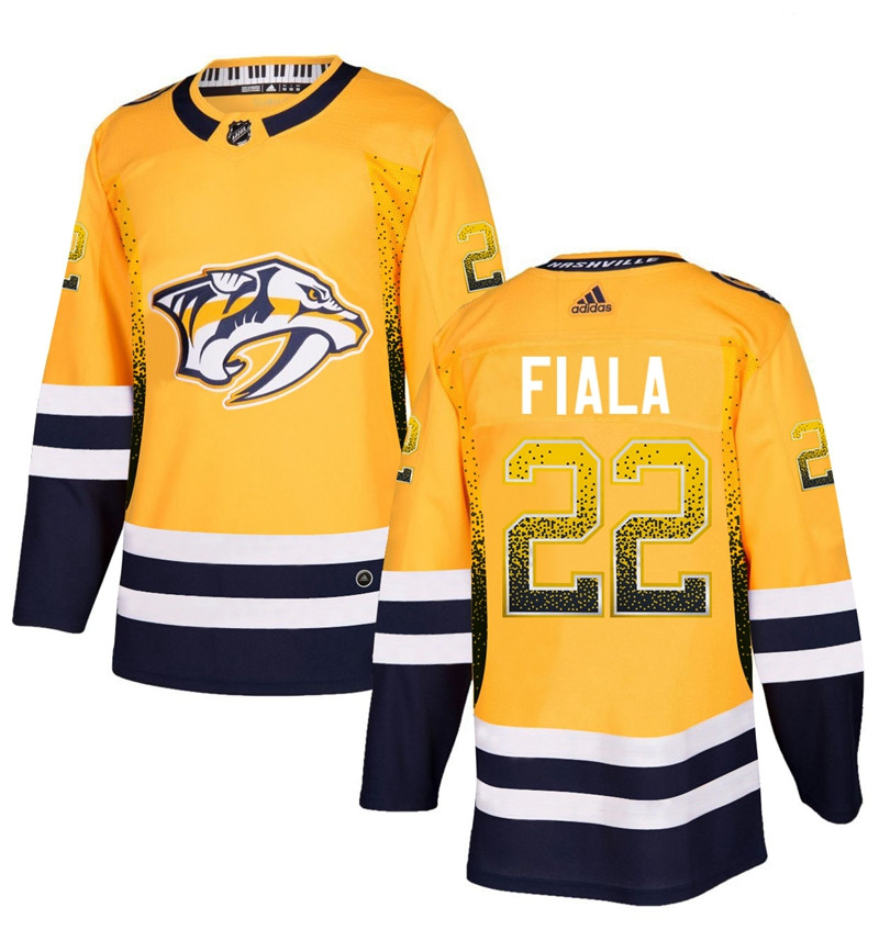 Predators 22 Kevin Fiala Gold Drift Fashion Adidas Jersey Predators 22 Kevin Fiala Gold Drift Fashion Adidas Jersey