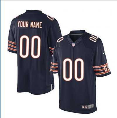 Men's Nike Chicago Bears Customized Limited Navy Blue Team Color NFL Jersey Men's Nike Chicago Bears Customized Limited Navy Blue Team Color NFL Jersey