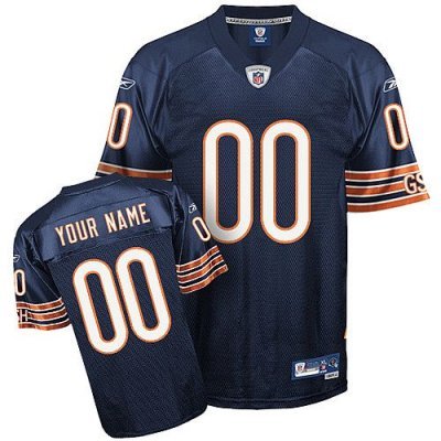 Customized Chicago Bears Jersey Eqt Blue Team Color Football Jersey