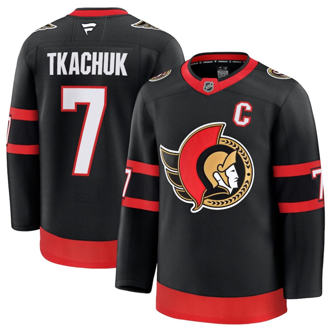 Men's Ottawa Senators Active Player Custom Black 2024-25 Home Stitched Hockey Jersey Men's Ottawa Senators Active Player Custom Black 2024-25 Home Stitched Hockey Jersey