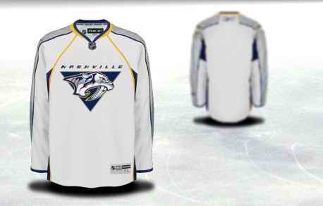 Nashville Predators Men Customized White Jersey Nashville Predators Men Customized White Jersey