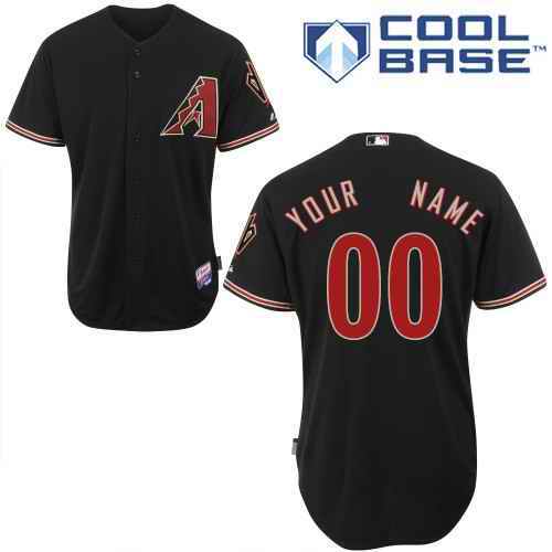 Arizona Diamondbacks Black Man Custom Jerseys