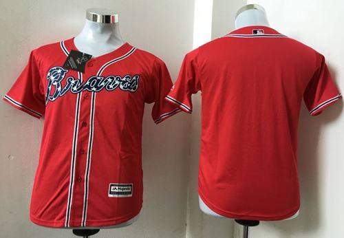 Braves Blank Red Cool Base Stitched Youth MLB Jersey Braves Blank Red Cool Base Stitched Youth MLB Jersey