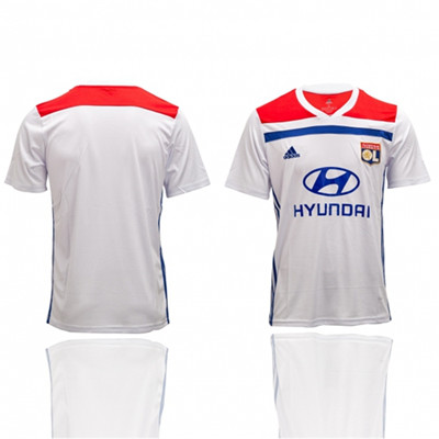 Lyon Blank Home Soccer Club Jersey