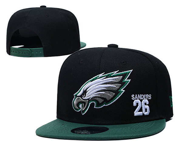 Eagles Team Logo #26 Sanders Adjustable Hat TX