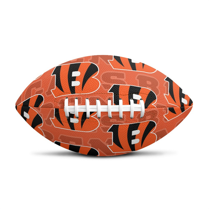Cincinnati Bengals Team Logo Mini Football (11.9in-7.3in)