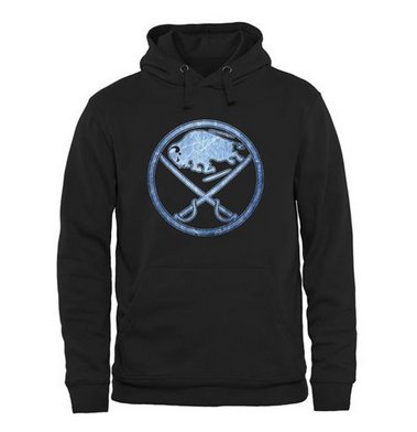 Buffalo Sabres Rinkside Pond Hockey Pullover Hoodie Black