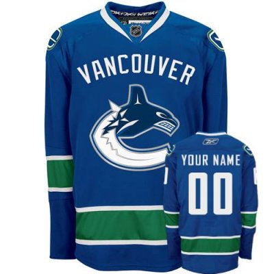 Vancouver Canucks Home Customized Jersey