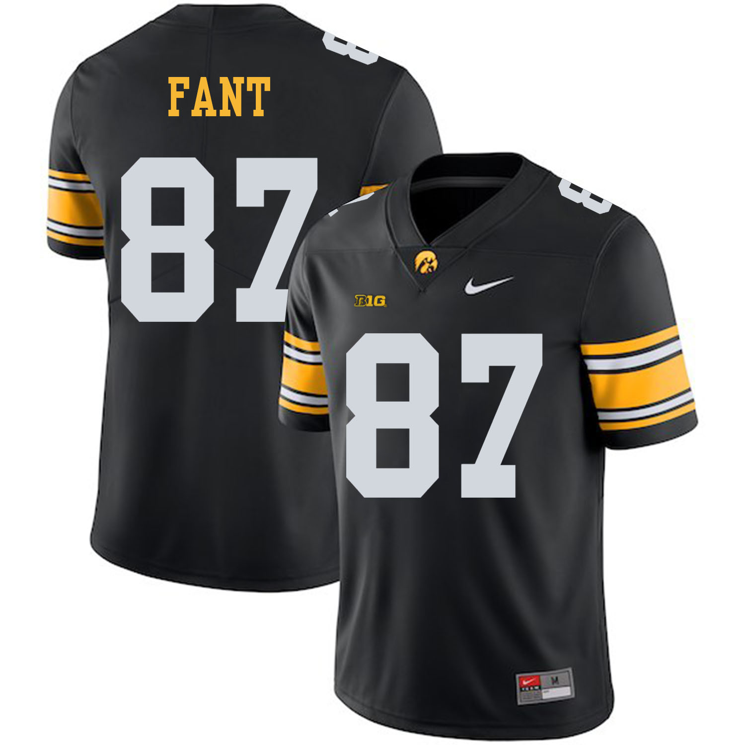 Iowa Hawkeyes 87 Noah Fant Black College Football Jersey