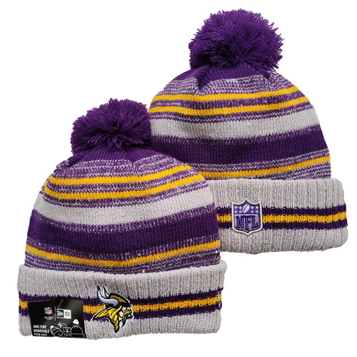 Vikings Team Logo Pom Knit Hat 1 YD