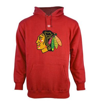 Chicago Blackhawks Old Time Hockey Big Logo with Crest Pullover Hoodie Red Chicago Blackhawks Old Time Hockey Big Logo with Crest Pullover Hoodie Red
