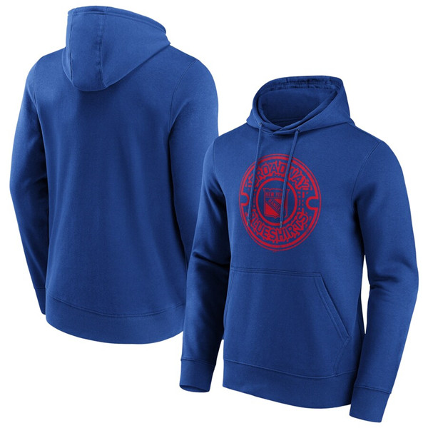 Men's New York Rangers Royal Hometown Graphic Hoodies
