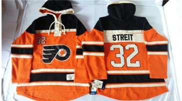 Flyers #32 Mark Streit Orange Sawyer Hooded Sweatshirt Stitched NHL Jersey Flyers #32 Mark Streit Orange Sawyer Hooded Sweatshirt Stitched NHL Jersey