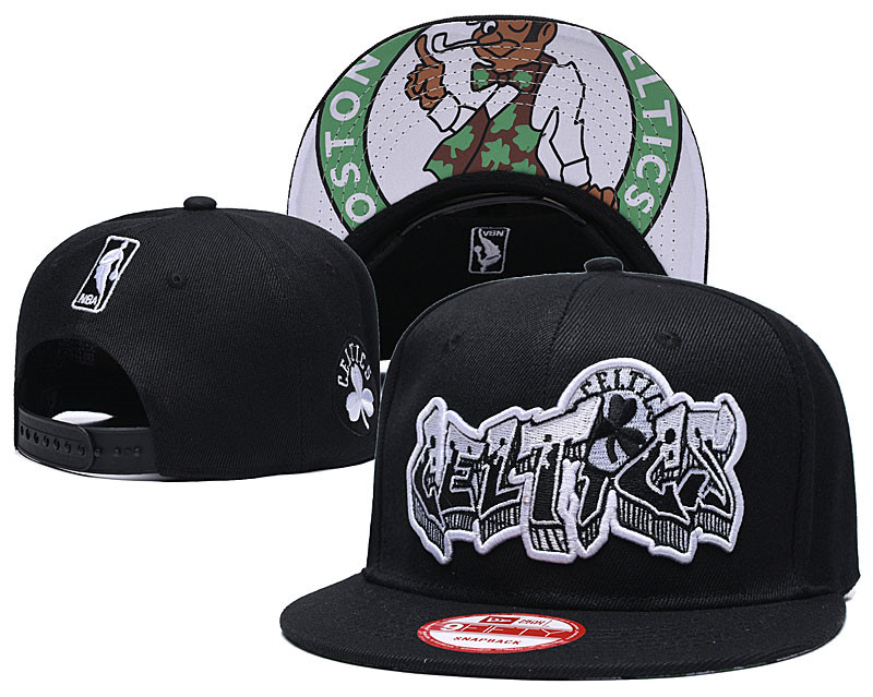 Celtics Team Logos Adjustable Hat 1