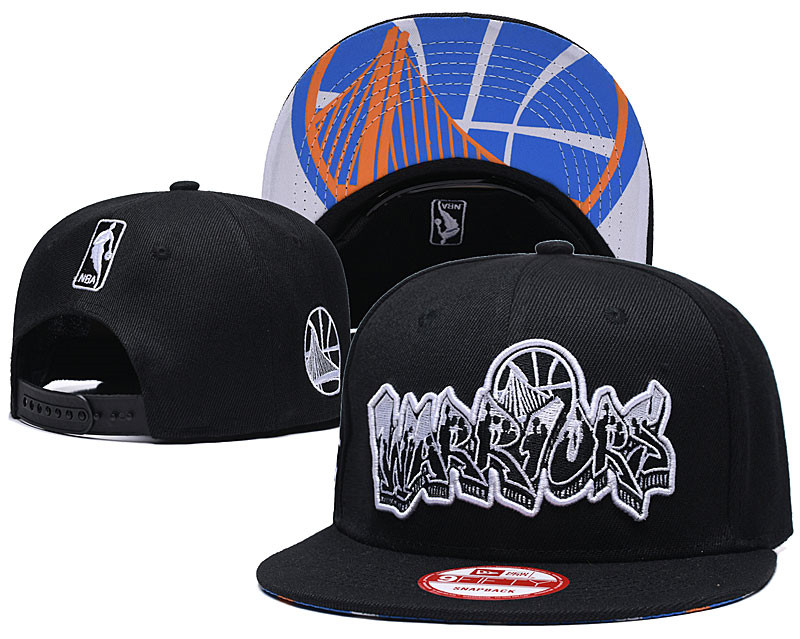 Warriors Team Logo Blue Adjustable Hat