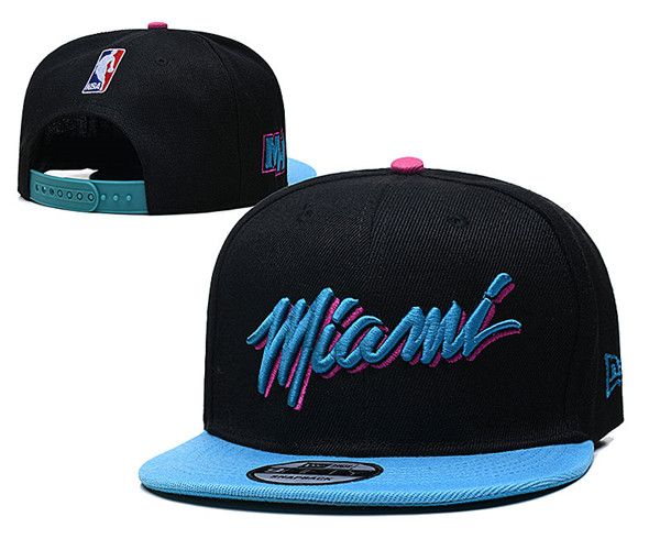Heat Team Logo Black Adjustable Hat 1 TX