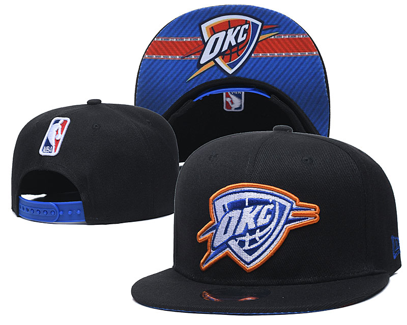Thunder Team Logo Black Adjustable Hat GS