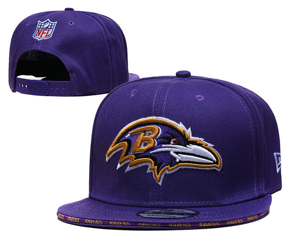 Ravens Purple Snapback Hat--TX Ravens Purple Snapback Hat--TX
