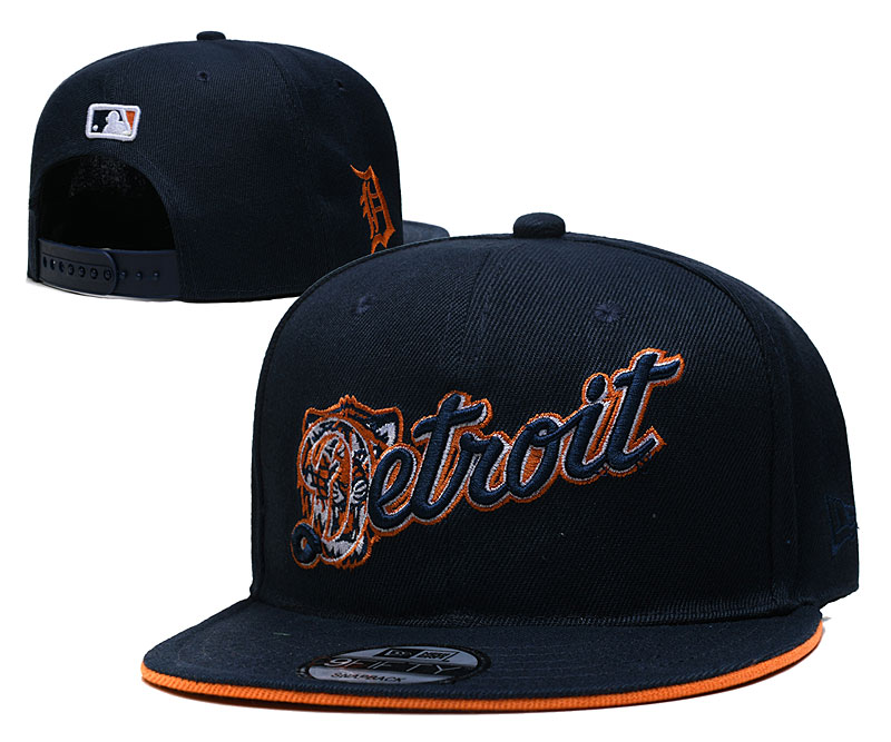 Tigers Navy Snapback Hat --YD