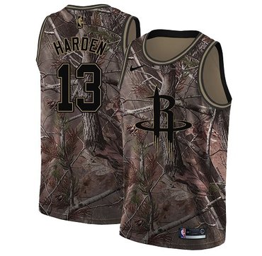 Nike Rockets #13 James Harden Camo Women's NBA Swingman Realtree Collection Jersey