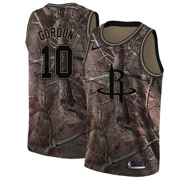 Nike Rockets #10 Eric Gordon Camo Women's NBA Swingman Realtree Collection Jersey