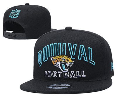 Jaguars Team Logo Black Adjustable Hat YD