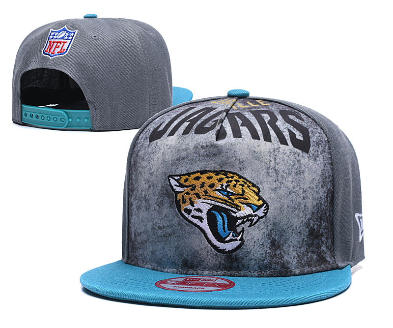 Jaguars Team Logo Gray Adjustable Hat TX